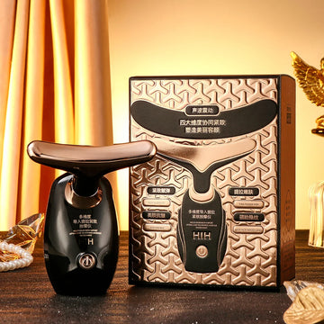 Facial and Neck Massager, Face Firming and Lifting Device, Reduces Double Chin, Anti-Wrinkle, Anti-Aging Beauty Device for Face.