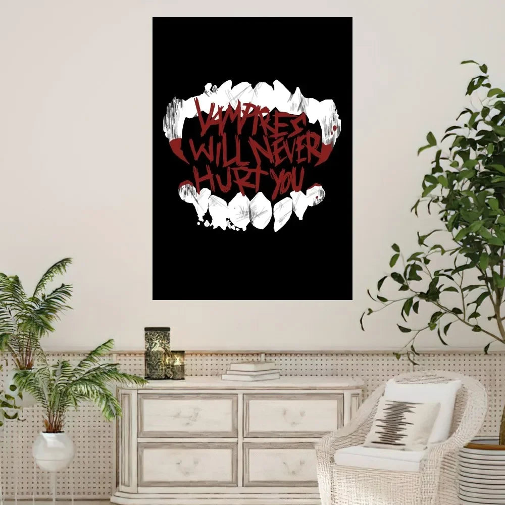 Classic Abstract Wall Art, Halloween Skeleton Romance Band, HD Canvas Print Poster, Home Living Room Bedroom Decoration