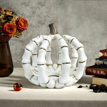 Halloween Skeleton Pumpkin Ornament Resin Crafts Home Festival Atmosphere Desktop Decoration Funny Gifts