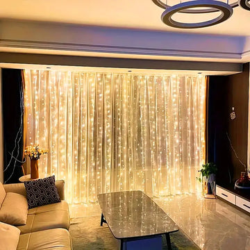 New Year Christmas Curtain Light Garland Remote control 8 Modes Merry Christmas Decor For Home Christmas Ornament Gifts Navidad