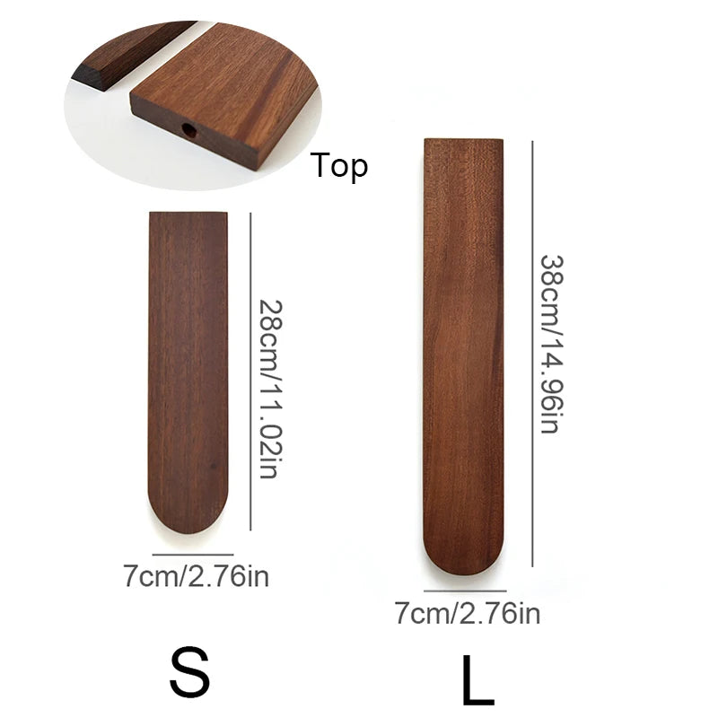 1PC Wooden Wall Mounted Vases Dried Flowers Arrangement Container Strip Shaped Wall Hanging Flower Holders Boho Room Decorations