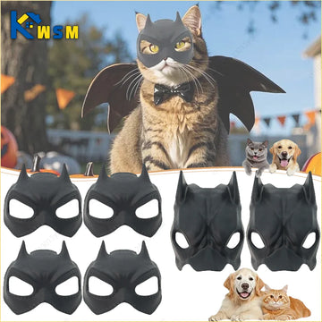 1-10PCS Pet Halloween Mask Costume Set Avengers Cosplay Outfit for Cats Dogs Party Supplies Funny Halloween Decoration Gift