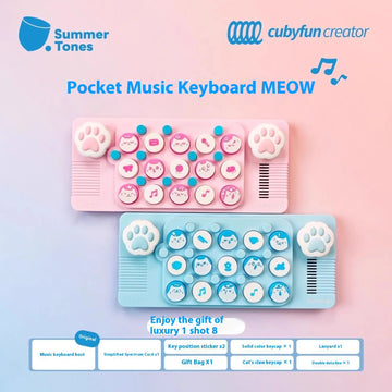 Easyplay Pocket Mini Music Keyboard Portable Electronic Piano Intelligent Midi 1600mah Midi Piano Toy Customizable Music Card