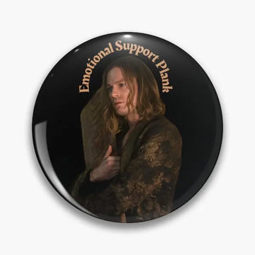 Lestat Emotional Support Plank Soft Button Pin Women Collar Decor Jewelry Creative Cute Hat Clothes Cartoon Lover Lapel Pin