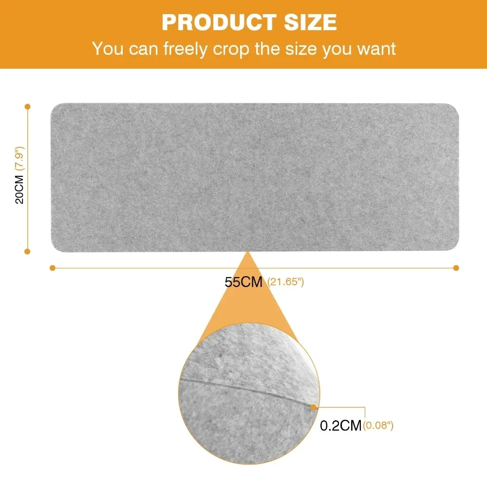 7/14Pcs 45x20cm Stair Mat Anti-slip Staircase Step Floor Self-adhesive Stair Pad Sticky Bottom Rugs Carpet  DIY Cutting)