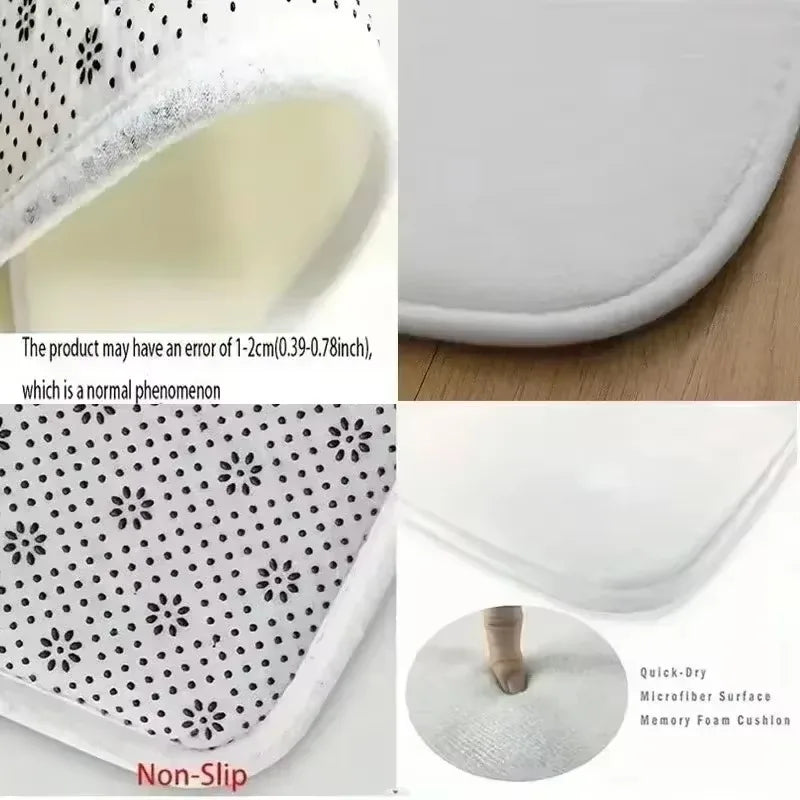 Green Round Carpet Dirty-resistant Living Room Circle Floor Mat Non Slip Bedroom Bathroom Doormats Home Hallway Area Decor Rugs