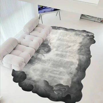 Irregular Shapes Living Room Decoration Gradient Carpet Thick Plush Lounge Floor Mat Home Soft Rug Modern Style Rugs for Bedroom