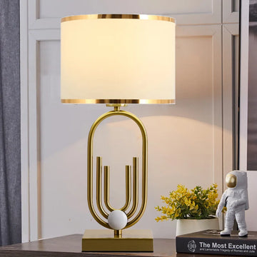 Table Lamp Bedroom Bedside Lamp Nordic Light Luxury Modern Bedroom Living Room Study Romantic Warm Decoration Desk Lamp