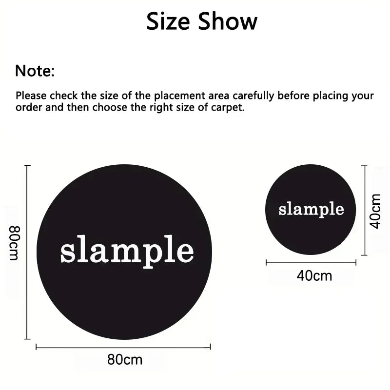 Game Controller Round Area Rug Cartoon Gamer Circle Carpet Rug for Living Room Children's Bedroom Sofa Decor Non-slip Floor Mat