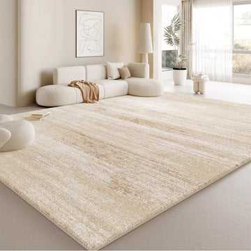 Cream Style Rugs for Bedroom Thick Washable Lounge Floor Mat Large Area Living Room Decoration Plush Carpet Home Fluffy Soft Rug