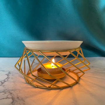Nordic Light Luxury Incense Iron Candlestick Incense Porcelain Dish Office Bedroom Aromatherapy Decoration Film Television Props
