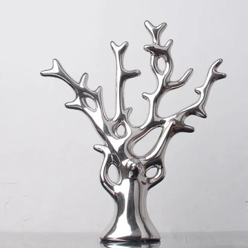 Light Luxury Creative Home Living Room Ceramic Decorations TV Cabinets Desktop Wine Cabinets Wealth Tree Decorations