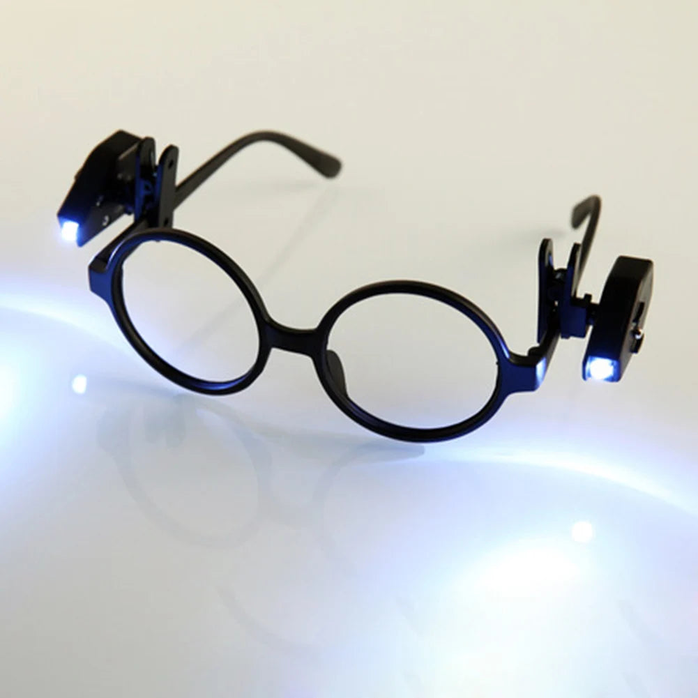 1-5PCS Mini Flashlight Glasses Reading Lamp LED Light Flashlight Glasses Reading Lamp Clip Light Universal Eyeglass Clip Lamp