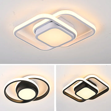 Modern LED Aisle Ceiling Light Minimalist ceiling Lamp Black White Lamp For Entryway Closet Cloakroom Led Ceiling Fixture Luster
