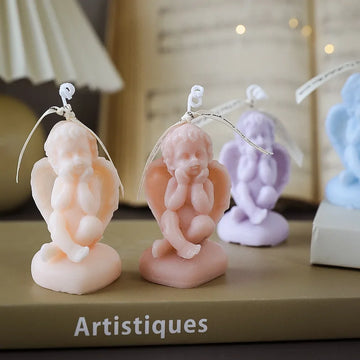 Cute Little Angel Scented Candles Aromatherapy Decoration Ornaments Living Room Wedding Party Decor Birthday Gifts