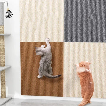 Wall Self-Adhesive Anti Cat Scratch Sofa DIY Cats Scratch Protection Paws Sharpen Trimmable Carpet Cats Scratch Board 