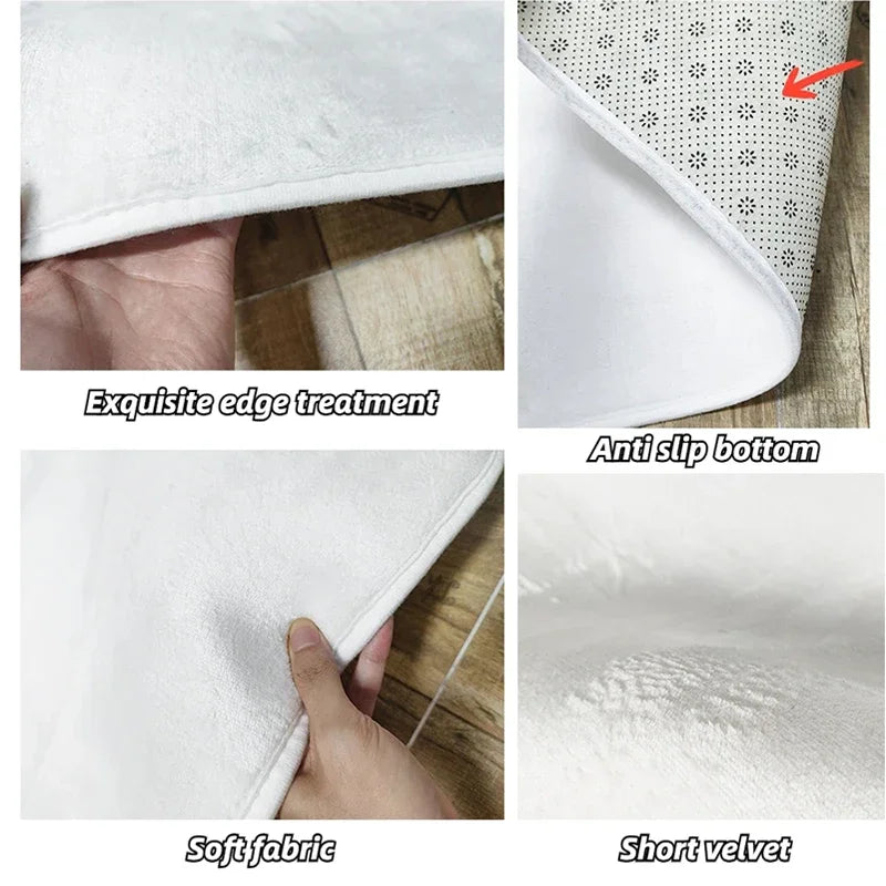 Football Carpet for Living Room Children's Bedroom Playing Soft Mat Non-slip Doormat Children Crawling Pad Home Decor Large Rugs