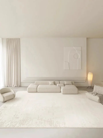 Solid Minimalist Carpet Light Grey Brown Luxury Decorative Carpet for Living Room Bedroom Easy To Clean Thickened Area Rug Ковер