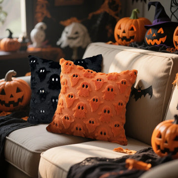 New Halloween Ghost Pillow Cover Soft Couch Cushion Case Home Decoration Halloween Party Decoration Festival Gift