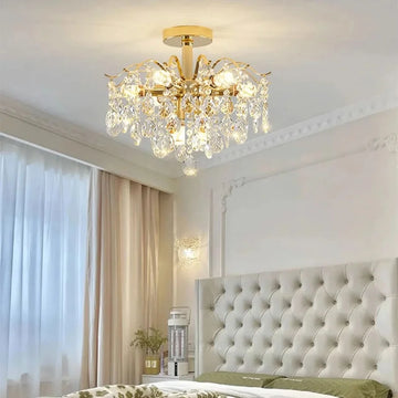 Modern Luxury Ceiling Chandelier LED Living Room Light Crystal Light Lustre home decor items Lamp Kitchen Ceiling Pendant Lights