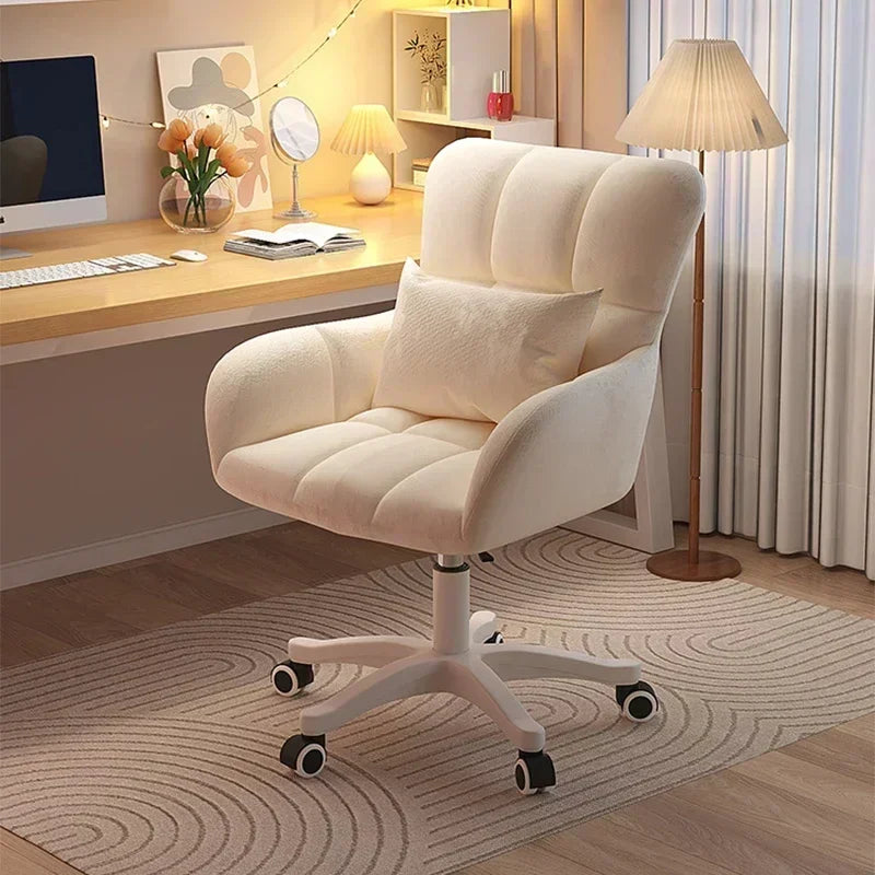 Student Bedroom Pink Gaming Chair Lift Swivel Computer Chair Nordic Office Chairs Furniture Comfortable Ergonomic Desk Chair B