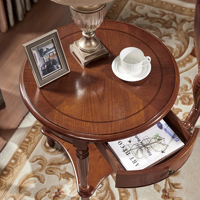 Elegant Center Tables Wooden Furniture Living Room Corner Sofa Side Design Coffee Luxury Bedside Mesa De Centro Dining Mini JGY