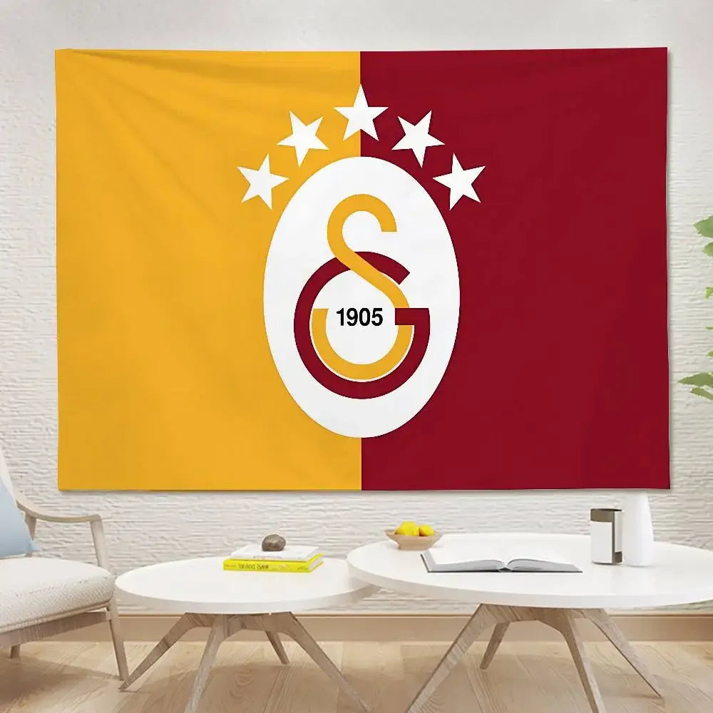 G-Galatasaray 5 Tapestry Wall Hanging Tapestry Art Deco Blanket Curtain Hanging At Home Bedroom Living Room Decor