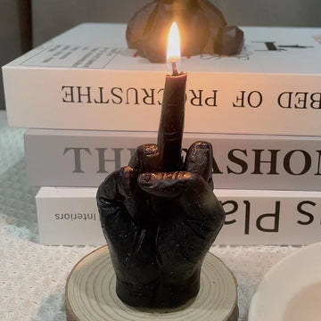 Middle finger aromatherapy candles, home decoration, wedding gifts, parties, emergency candles, funny