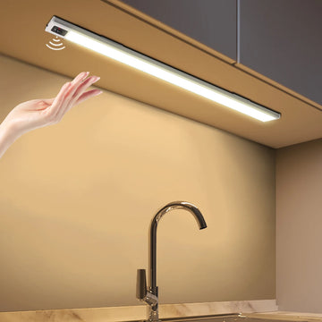 USB Rechargeable Bar Light Hand Sweep Sensor/PIR Motion Induction Kitchen Stair Hallway Night Lighting 20cm/40cm Magnetic Mount