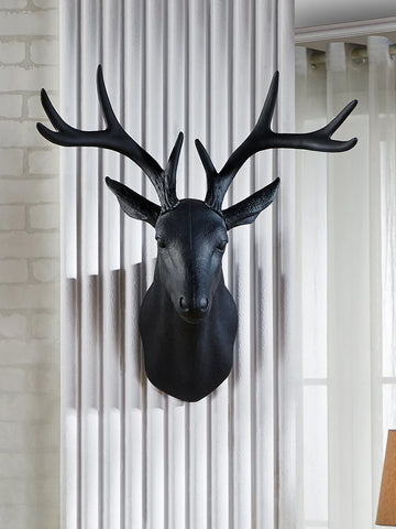 Large Wall Charmers, Large Faux Deer Head, Rustic Wall DecoiDeer Antlers, Faux Taxidermy Animal Head Wall Decor, HandmadeFarmhou