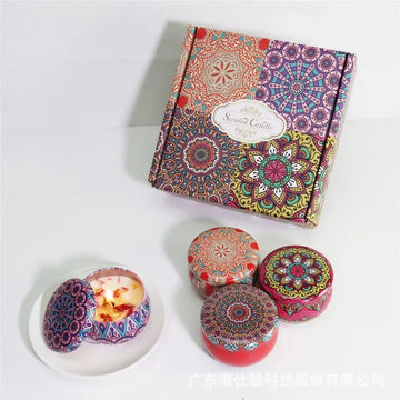 1Pcs Plant Aromatherapy candle Violet, mint, grape aromatic Home Decorative Candles