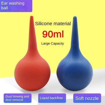 Ear Wax Removal Irrigation Cleaning Kit Ear Syringe Bulb Air Blower Pump Dust Cleaner Earwax Remover Rubber For Adult Kid