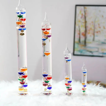 Galileo Thermometer Colorful Ball Suspended Bedroom Wine Cabinet Living Room Physics Decoration Student Christmas Holiday Gift