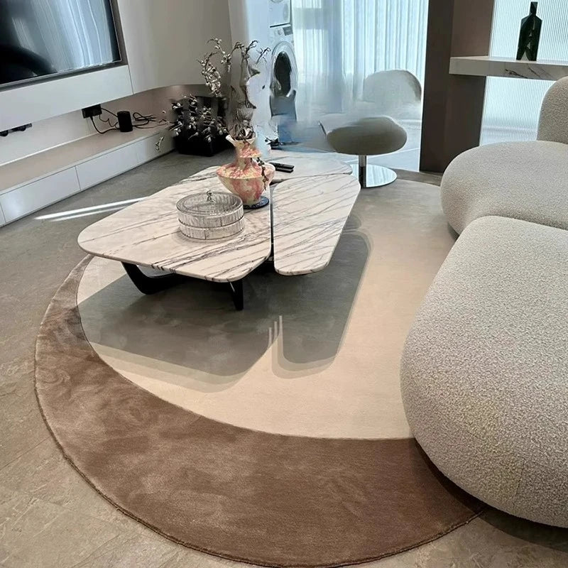 Modern Style Living Room Decoration Carpet Fluffy Soft Lounge Floor Mat Thick Plush Study Rug Irregular Shapes Rugs for Bedroom