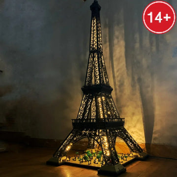 MINISO Led Light for 1.5M Tall PARIS Eiffel Tower Compatible 10307 Home Decor Not Include Building Block (Only Led Light Kit)