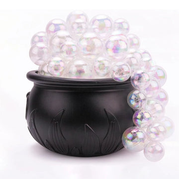 Halloween Decorations Indoor - DIY Bubbling Cauldron Set - Black Plastic Bowl Hocus Pocus Party Decoration for Home Kitchen Room