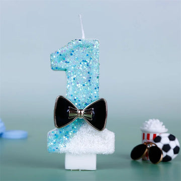 Blue Birthday Candle Numbers Decorative Wedding Reminders Stitch White Candle Party Supplies Candles Wholesale 1 Year Baby