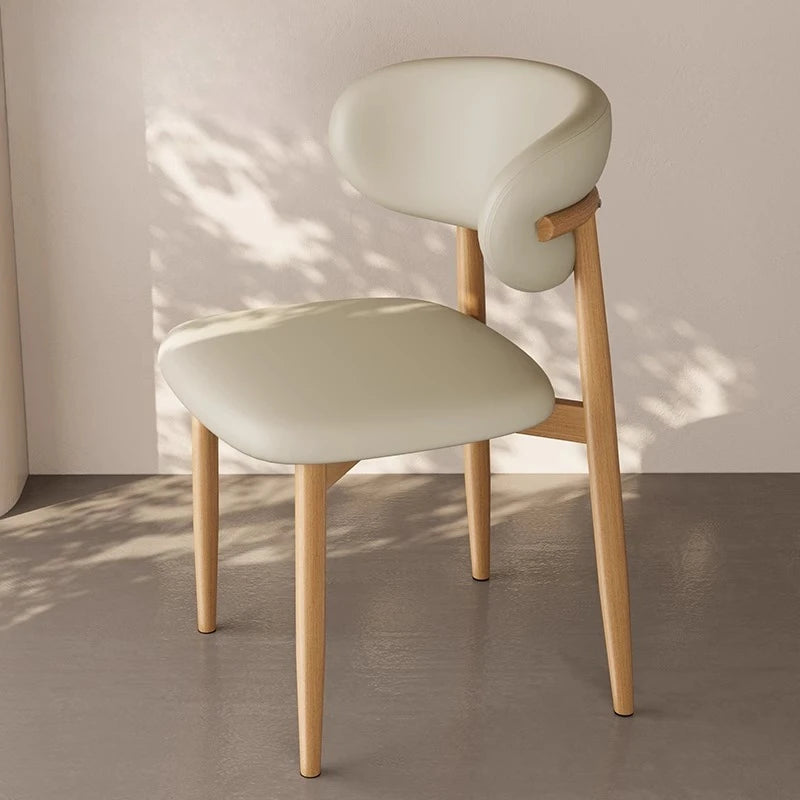 Modern Backrest Dining Chairs Stool Home Restaurant Light Luxury Hotel Leisure Living Room Office Book Desk Chair Furniture