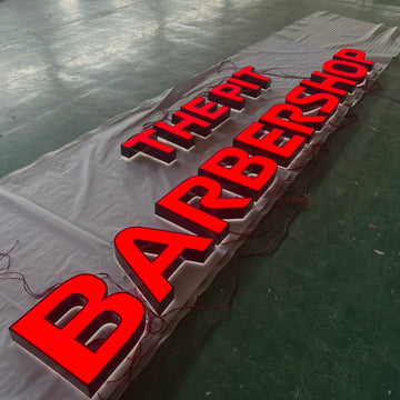 Custom 3d Led Business Signs Outdoor Advertising 3d Led Letter Signs Design for Business Store Front Sign Boards for Shops