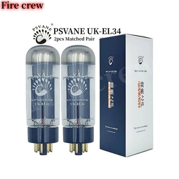 Fire Crew PSVANE UK-EL34 UKEL34 Vacuum Tube Upgrade EL34 EL34C 6CA7 6P3P 6L6 5881 HIFI Audio Valve Electronic Tube Amplifier