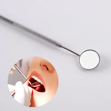Dental Mouth Mirrors Checking Eyelash Extension Makeup Mirrors Stainless Steel Teeth Whitening Clean Oral Eyelash Supplies Tools