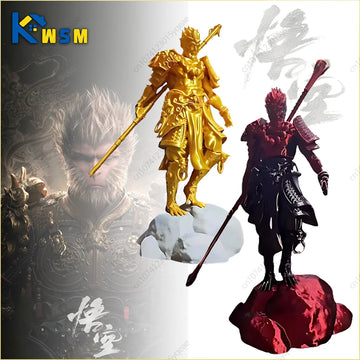 New 3D Printed Black Myth Monkey King Ornament Office Ornaments Advanced Simulation Demon Goku Desktop Goku Arrangement