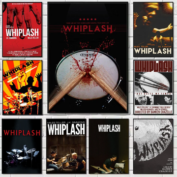 Classic Whiplash Movie Poster High Quality Wall Art for Home Office Bedroom Living Room Hallway Bar Perfect Gift Idea