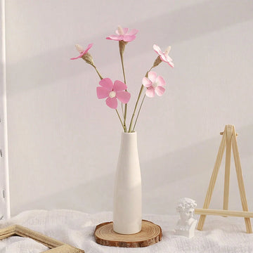 1pc - Elegant ceramic vases, classic decorative centerpieces, modern home and office decorations, desktop decorative crafts