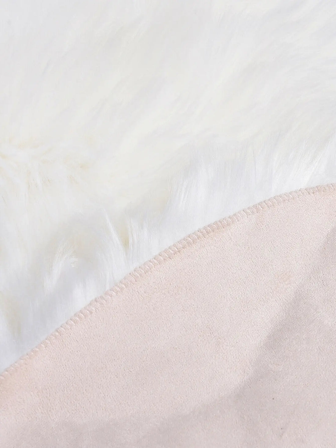 1 imitation wool round cushion living room bedroom decorative carpet floor mat