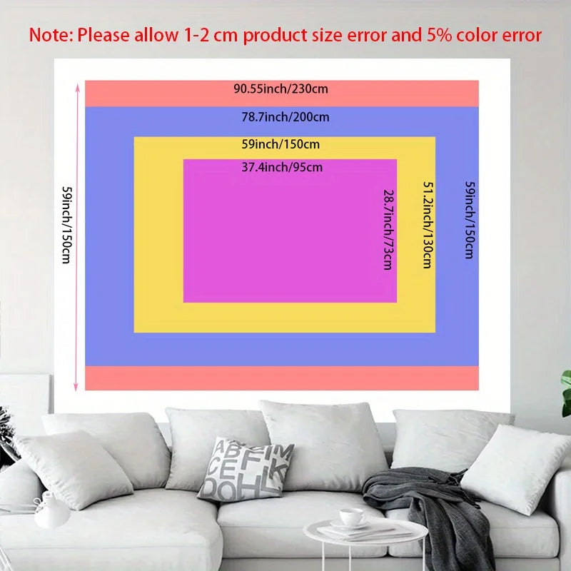 Cute Halloween Creatures Background Cloth Hanging Cloth Bedroom Bedside Decorative Wall Cloth Rental Dormitory Tapestry