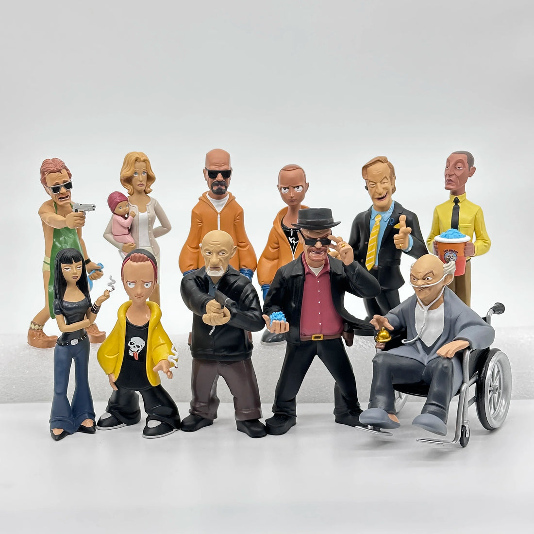 Breaking Bad Action Figures Resin Doll Model Toys Miniature Figurines Desktop Decoration Gift Collection Hobby Toys