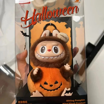 High Quality LA-BUBU PVC Keychain Doll Halloween Gift Surprise Birthday Present for Kids Childrens Day Party Friends Decor 