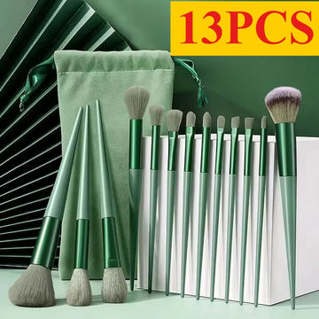 1/13PCS Soft Fluffy Makeup Brushes Set for Cosmetics Foundation Blush Powder Eyeshadow Kabuki Blending Makeup Brush Beauty Tool