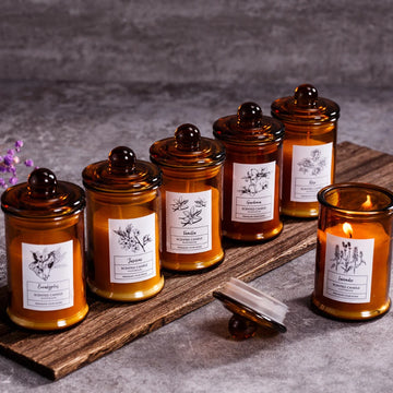 Aromatherapy Candles, Soy Wax, Small Tea Jars, Fragrance Gift, Handheld Gift